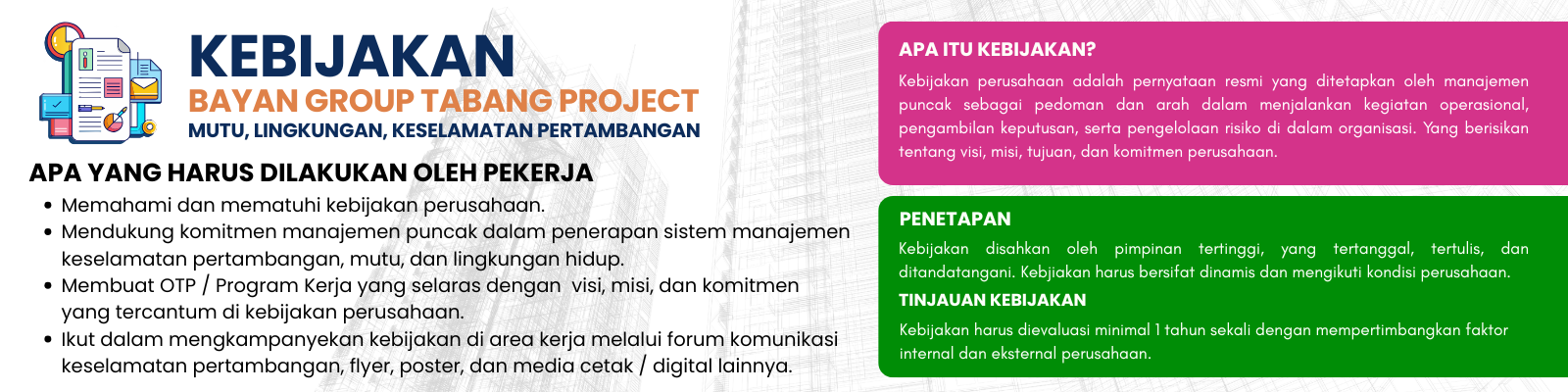 Pahami Kebijakan Perusahaan